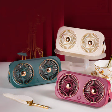 Futaba Folding Usb Fan Retro Desktop Outdoor Handheld Rechargeable