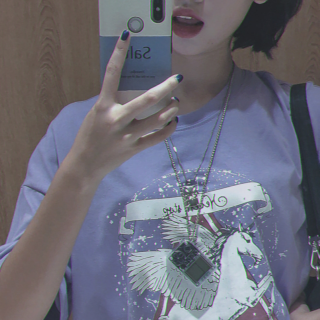Retro game console necklace