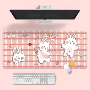 Creative INS Tide Gaming Computer Female Keyboard Office Long Desk Mat