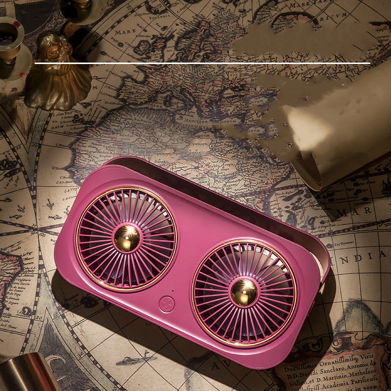 Futaba Folding Usb Fan Retro Desktop Outdoor Handheld Rechargeable