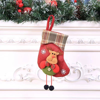 Christmas Decorations Christmas Stocking Pendant Christmas Stocking Gift Bag Hanging Piece